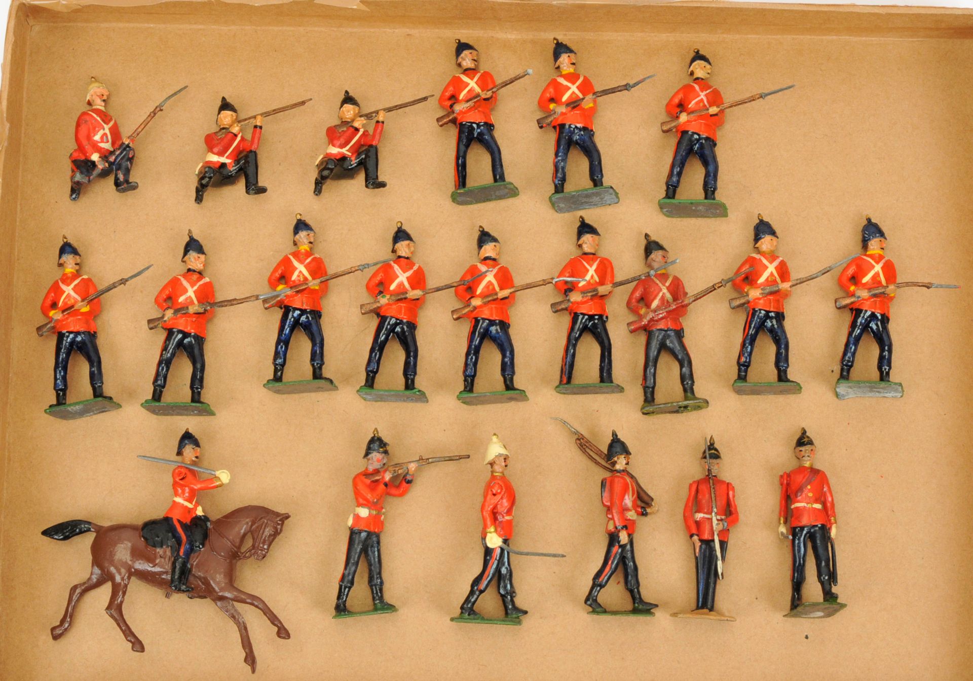 Britains from Various Line Infantry Sets Pre/Post War Issues