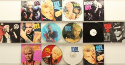 Billy Idol LPs and 12" Singles