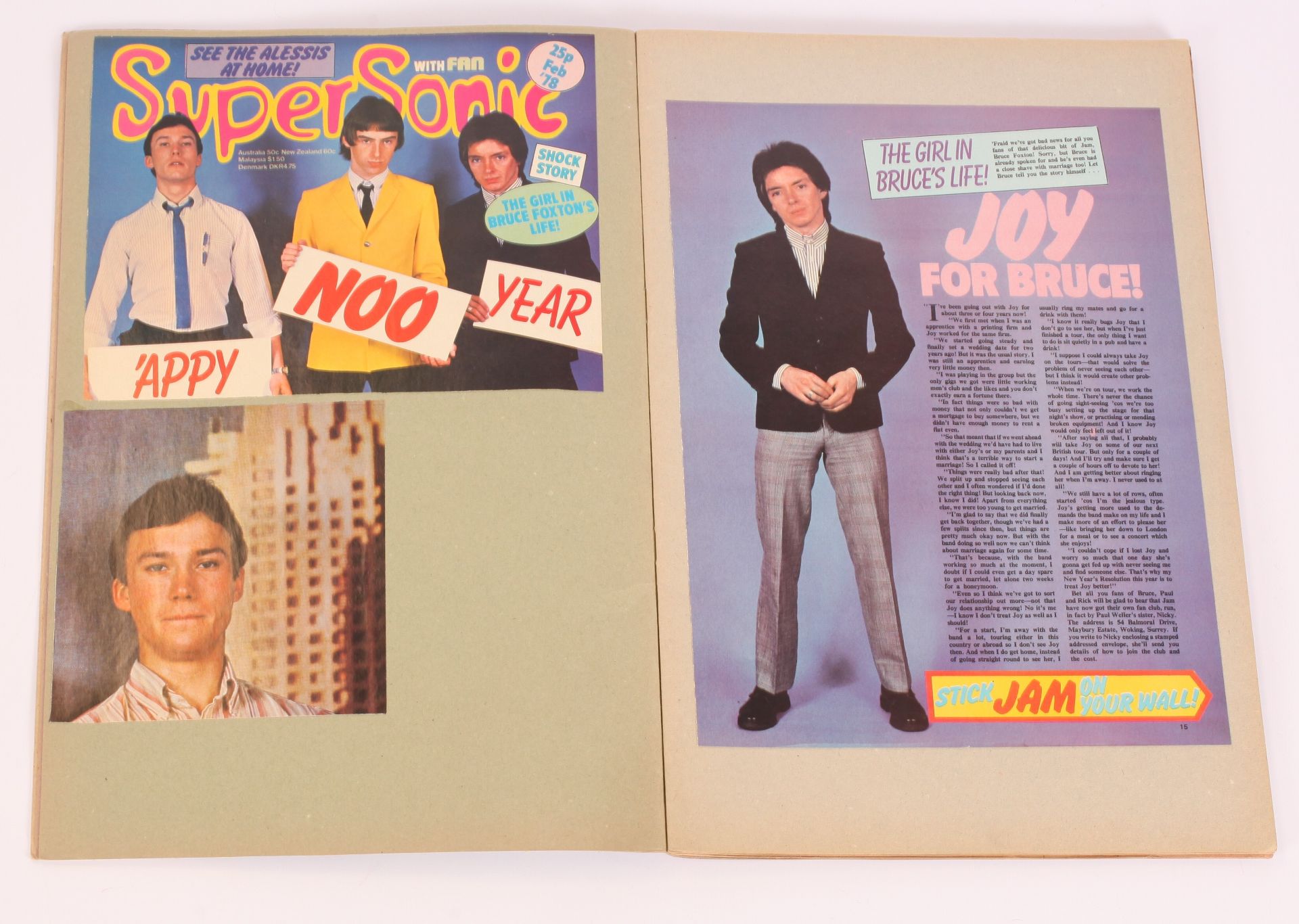 The Jam - Scrapbooks of Magazine Cuttings and Music Magazine Publications - Image 3 of 5