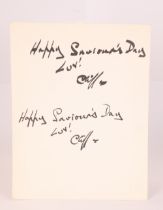 Cliff Richard Autographs