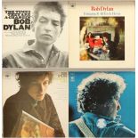 Bob Dylan LPs and Concert Ticket