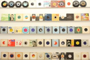 Assorted 7"s Singles of Popular Artists 50s, 60s and 70s.
