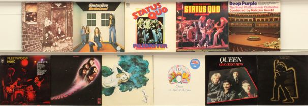 1970's Rock Albums Including Queen, T-Rex & The Who