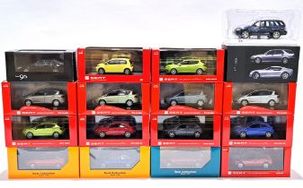 Herpa and similar, a boxed group of dealership issue cars