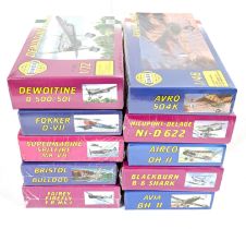 SMER a boxed group of airplane unmade model kits