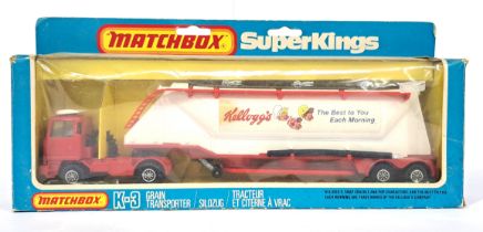 Matchbox, a boxed group of Superkings, Superfast and similar models