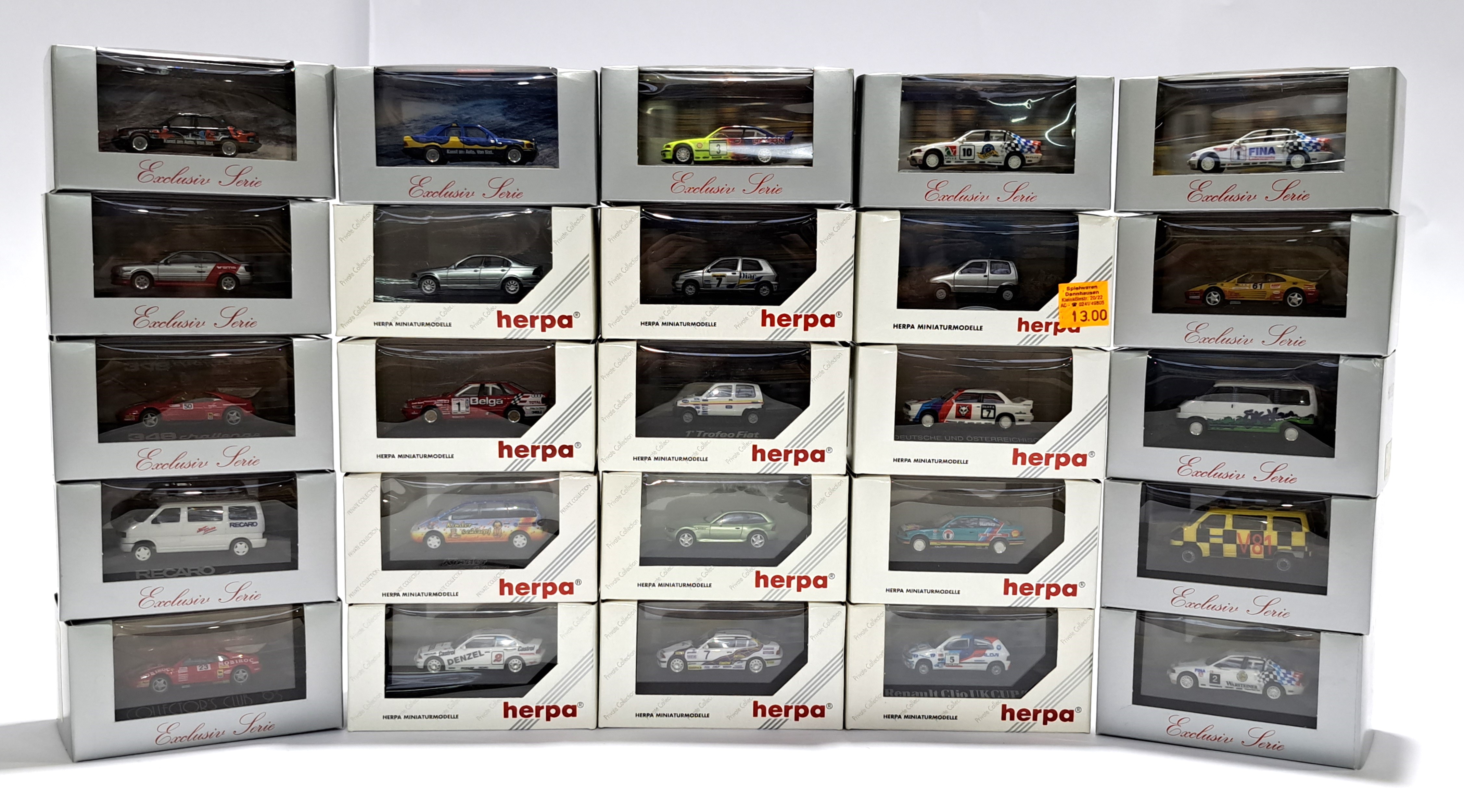 Herpa "Private Collection" & "Exclusiv Serie" and similar 1/87 scale diecast cars
