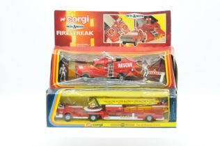 Corgi a boxed pair of Fire related vehicles comprising of