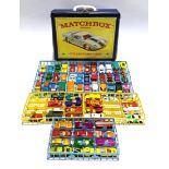 Matchbox and Similar, an unboxed group of cars & carry case