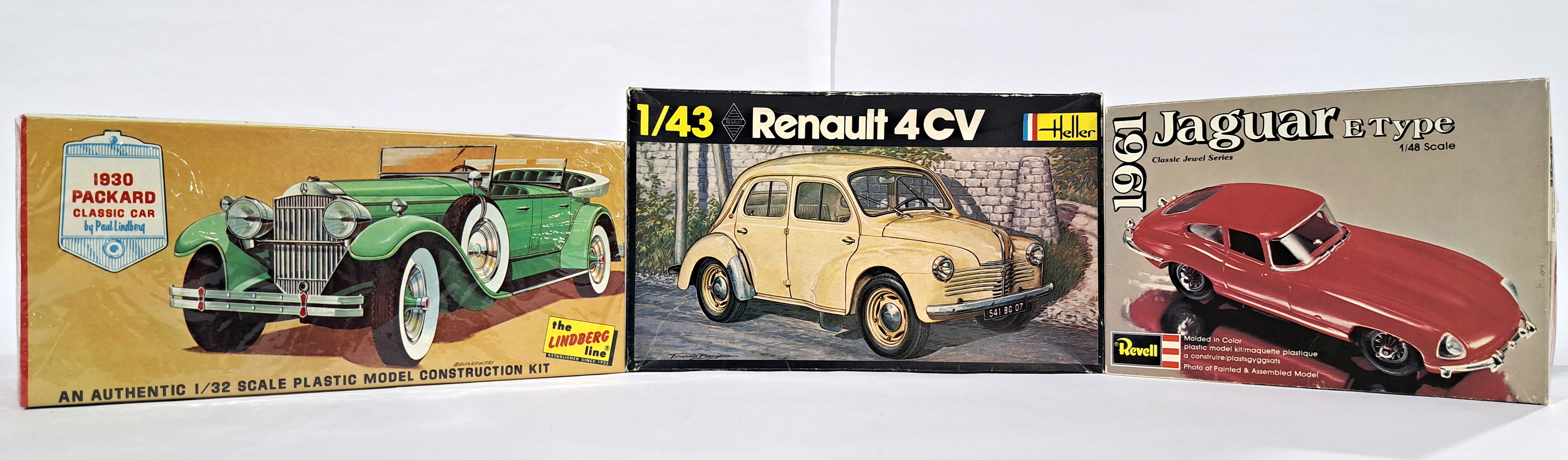 Tamiya, Revell, Heller and similar a boxed group of vintage and modern vehicle model kits