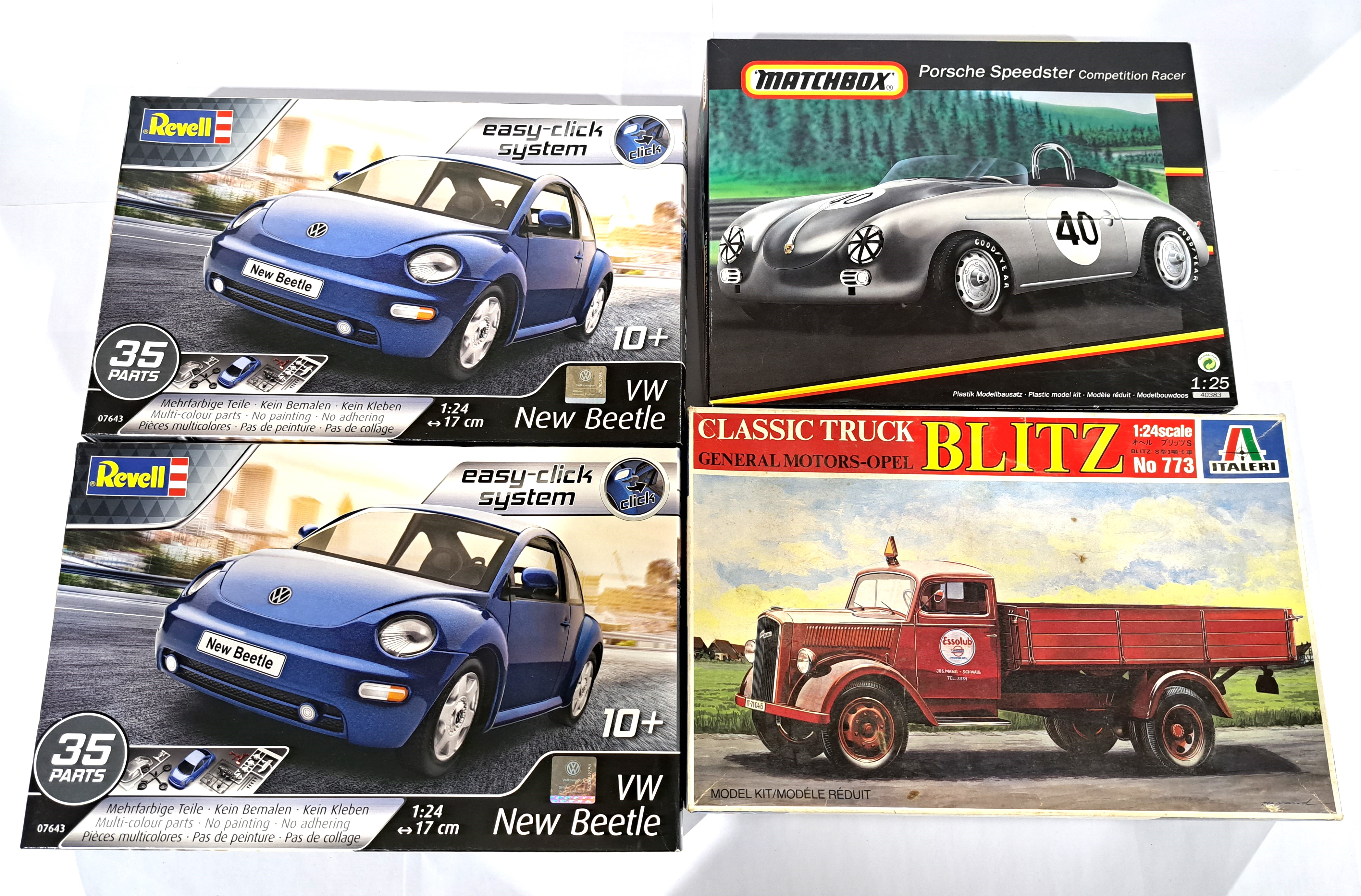 Tamiya, Revell, Heller and similar a boxed group of vintage and modern vehicle model kits - Image 3 of 3