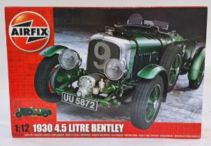 Airfix a 1/12 A20440 "1930 4.5 Litre Bentley". Contents assumed to be Near Mint to Mint due to se...