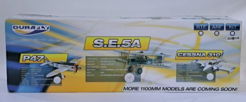 Durafly a boxed semi-scale "SE5a 1030mm (PNF)". Wingspan: 1030mm Length: 820mm Flying Weight: 122...