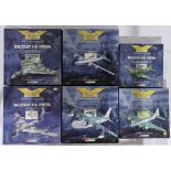 Corgi Aviation Archive a boxed group of Military & Military Air Power, 1/144 scale airplanes to i...