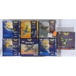 Aviation Archive a boxed group of Flying Aces, WWII and similar, 1/72 scale airplanes to include ...