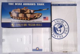 Franklin Mint 1/24th scale The M1A1 Abrams Tank - US Military Armoured Forces - appears Mint in s...