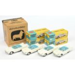 Corgi Toys 215 Ford Thunderbird Open Sports Trade Pack containing 4  X examples - white body