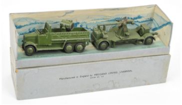 Dinky Toys Military Pre-War 161 "Mobile Anti-Aircraft Unit" - To Include 6-Wheeled Lorry with sea...