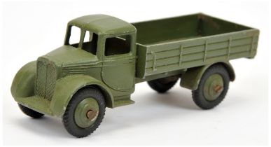 Dinky Toys Military 22C Motor Truck (south African Issue) - Green including rigid hubs with tread...
