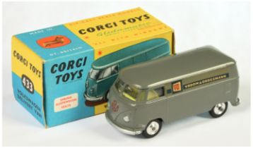 Corgi Toys 433 Volkswagen Delivery Van "Vroom & Dreesmann"  - RARE Promotional issue - Grey Body ...