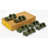 Dinky Toys Military Trade pack 161B Mobile Anti-Aircraft Gun  - To Include 6 X examples - all fin...