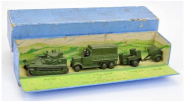 Dinky Toys Military Pre-war 151 "Royal Tank Corps" set to include - (1) 151A Medium tank, (2) 151...
