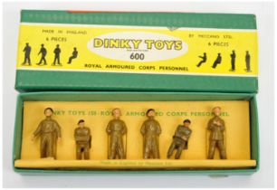 Dinky Toys Military 600 (150) "Royal Armoured Corps Personnel" figures set To Include 6 X pieces ...