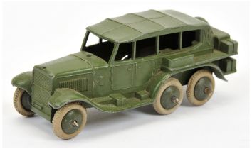Dinky Toys Military Group To Include - 152B Reconnaissance Car - Green including smooth hubs with...