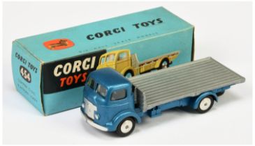 Corgi Toys 454 Commer Platform Lorry - Metallic Blue cab and chassis,, silver back and trim, Meta...