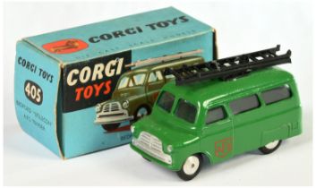 Corgi Toys  405 Bedford Utilecon "AFS Tender - Green body, silver trim, black clip and ladders an...