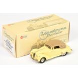 Lansdowne models (Brooklin) LDM.58X Lagonda 1949 Drophead Coupe - Light primrose, tan hood