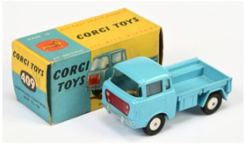 Corgi Toys  409 Forward Control jeep FC-150  - Light blue body, red grille, silver trim, metal to...