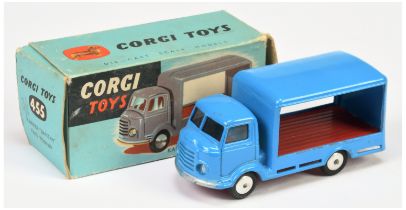 Corgi Toys 454 Karrier Bantam - Blue body, red inner back and base, silver trim and flat spun hubs