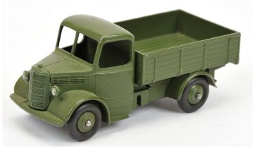 Dinky Toys Military 25WM Bedford Open back Wagon (Export Issue) - Green including rigid hubs and ...
