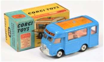 Corgi Toys 471 Smiths Karrier Van "Patates Frites" - Blue body, white interior with figure, silve...