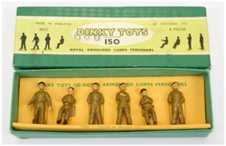 Dinky Toys Military 150 "Royal Armoured Corps Personnel" Figure set To include 6 X pieces ( 2 X S...