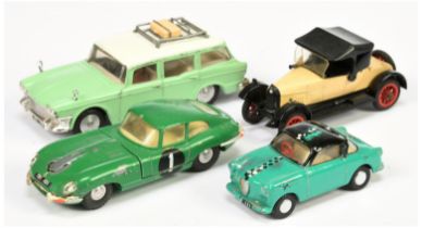 Triang Spot On Unboxed Group To Include - Jaguar E-type, Humber Super snipe, Goggomobil Super and...