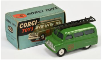 Corgi Toys  405 Bedford Utilecon "AFS Tender - Lighter green body, silver trim, black clip and la...