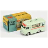 Corgi Toys  407 Smiths karrier Bantam Mobile shop "Home Services" - Very  Pale green body, silver...