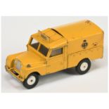 Corgi Toys  416 Land Rover "TS Touring Secours"- Yellow Body and tinplate tilt, fixed header, sil...