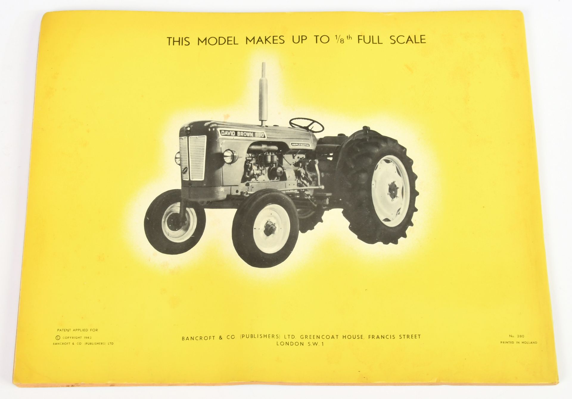 Authentic Model Books David Brown 990 Tractor - Un-assembled colour book Pages can be put togethe... - Image 2 of 3