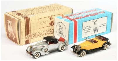 Mini Marque 43 No.5A Packard Dual Cowl Phaeton - Yellow and Black body - Near Mint (without mascot)i