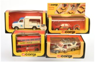 Corgi Toys Group Of 4 To Include (1) 278 triumph Acclaim, (2) 291 Mercedes Rally Car, (3) 405 For...