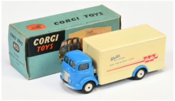 Corgi Toys 453 Commer Refrigerator Van "Walls Ice Cream" -Mid-Blue cab and chassis,, cream back, ...
