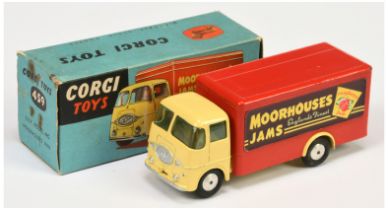 Corgi Toys 459 ERF Van "Moorhouses Jams" - Yellow cab and chassis, red back, silver trim, and  sp...