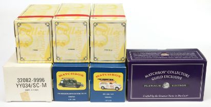 Matchbox Models of Yesteryear a mixed group from the Collectibles Era to include YFE07/SA Mercede...