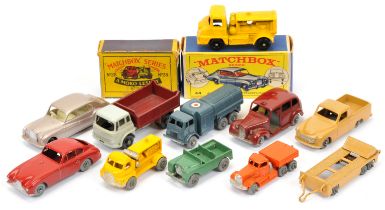 Matchbox Regular Wheels Group of Mostly Unboxed Models