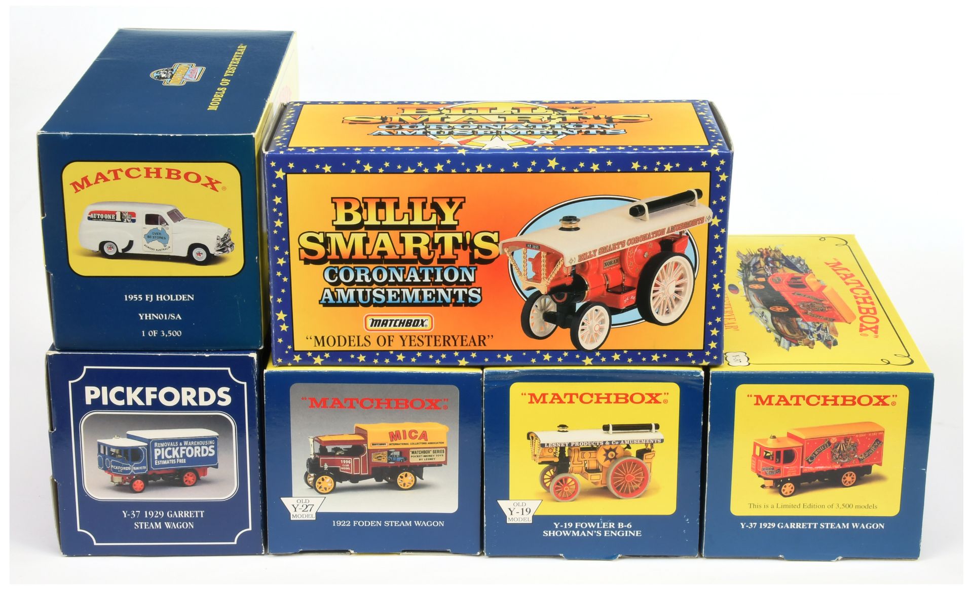 Matchbox Models of Yesteryear a group of models from the Collectibles Era to include Y19 Fowler B...