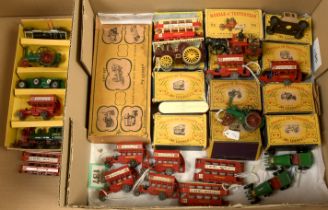 Matchbox Models of Yesteryear early models to include  G6 Gift Set containing Allchin Traction En...