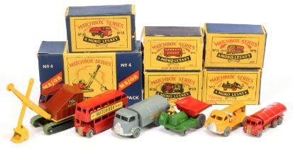 Matchbox Regular Wheels Group of Commercial Vehicles